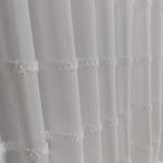 Taç İskandinav Tarzı Bohem Keten Tül Perde