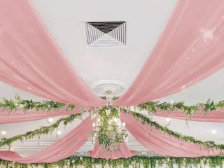 Romantik Düğün Salonu Perdesi