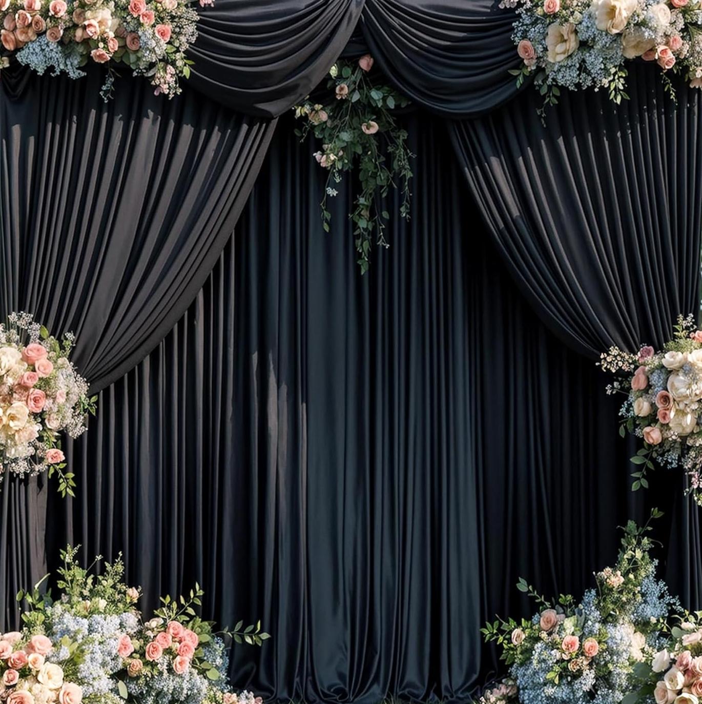 Otel Siyah Blackout Karartma Güneşlik Perde Modelleri